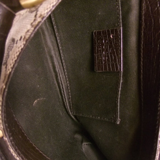 Monogram Horsebit Small Handbag Brown