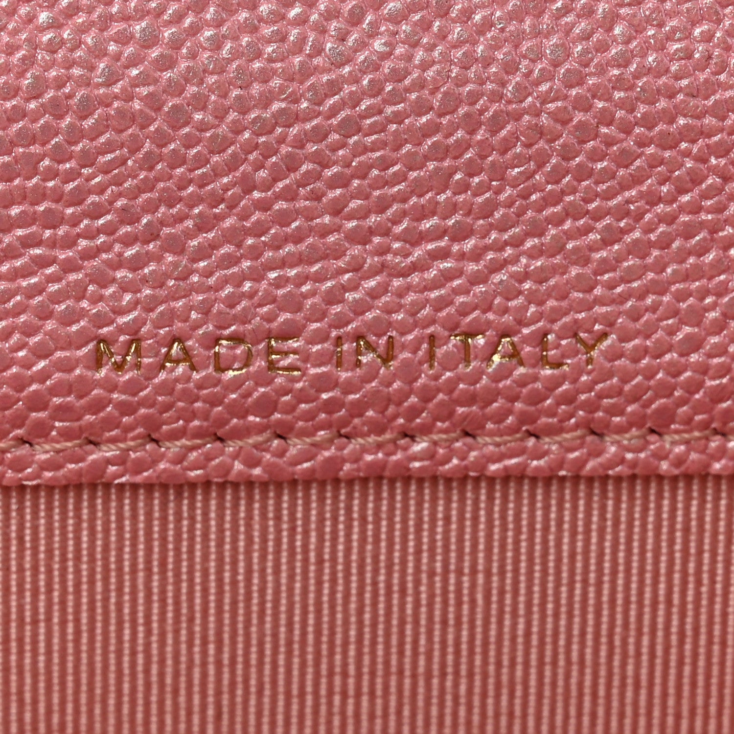 Chanel Iridescent Caviar Quilted Flap Card Holder Rose Pink 7 of 9