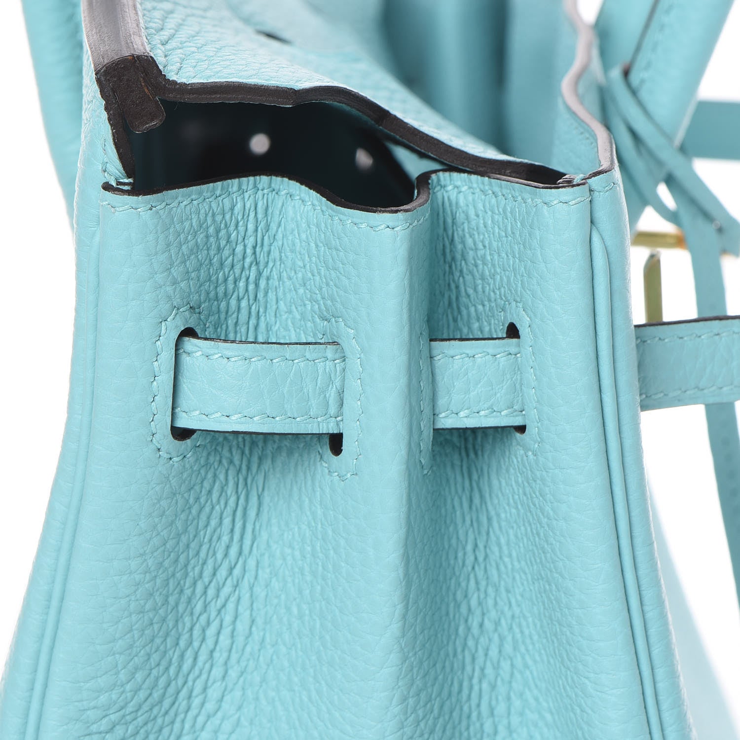 Hermes Togo Birkin 25 Bleu Atoll 16 of 33