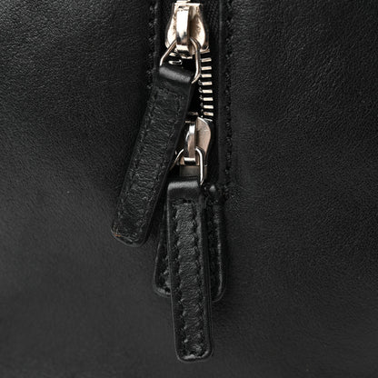 Chanel Calfskin Chevron CC All Day Long Boston Black 12 of 12