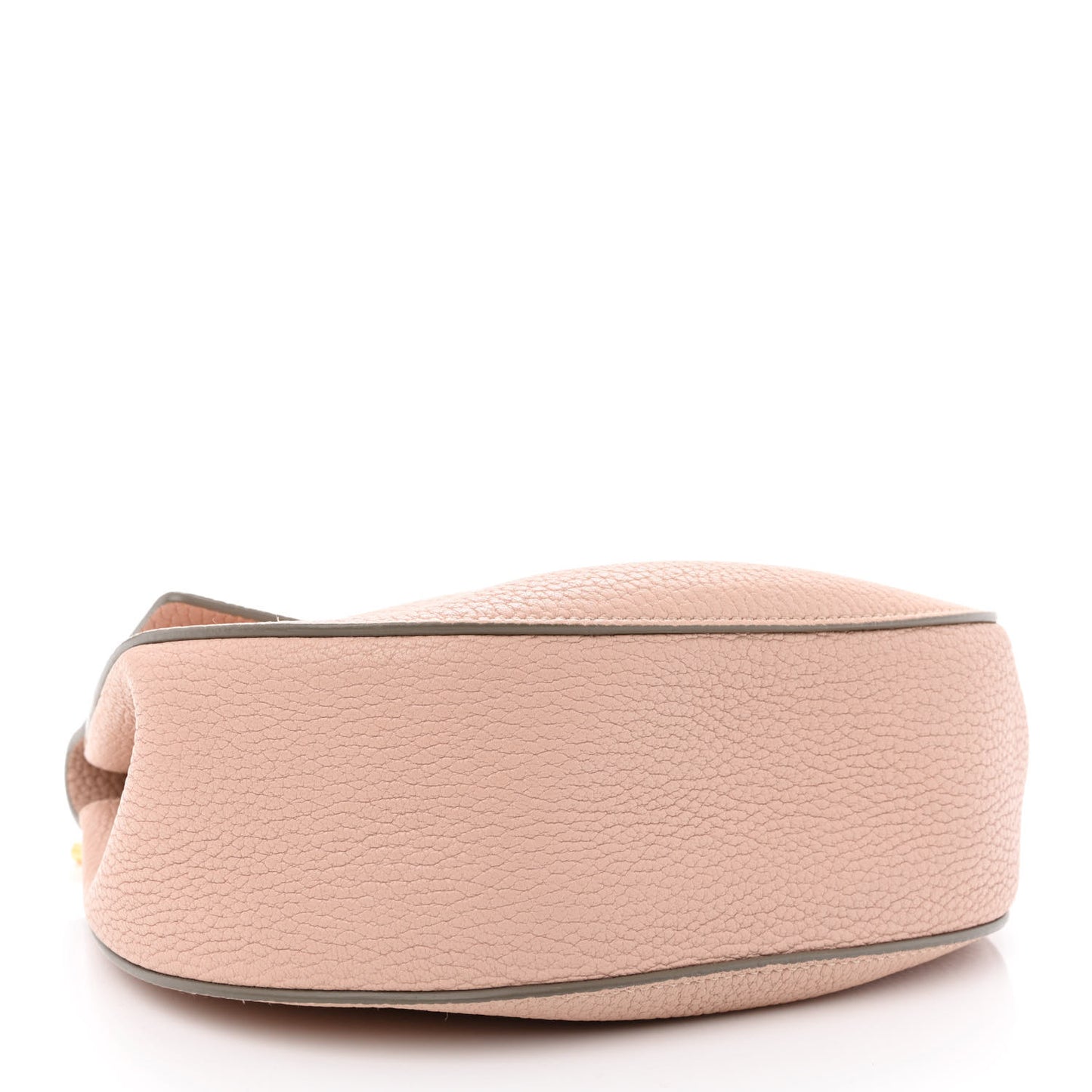 Grained Lambskin Drew Shoulder Bag Cement Pink