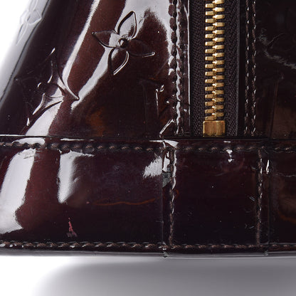Louis Vuitton Vernis Alma MM Amarante 9 of 14