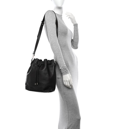 Proenza Schouler Calfskin Buffalo Large Bucket Bag Brown 2 of 14