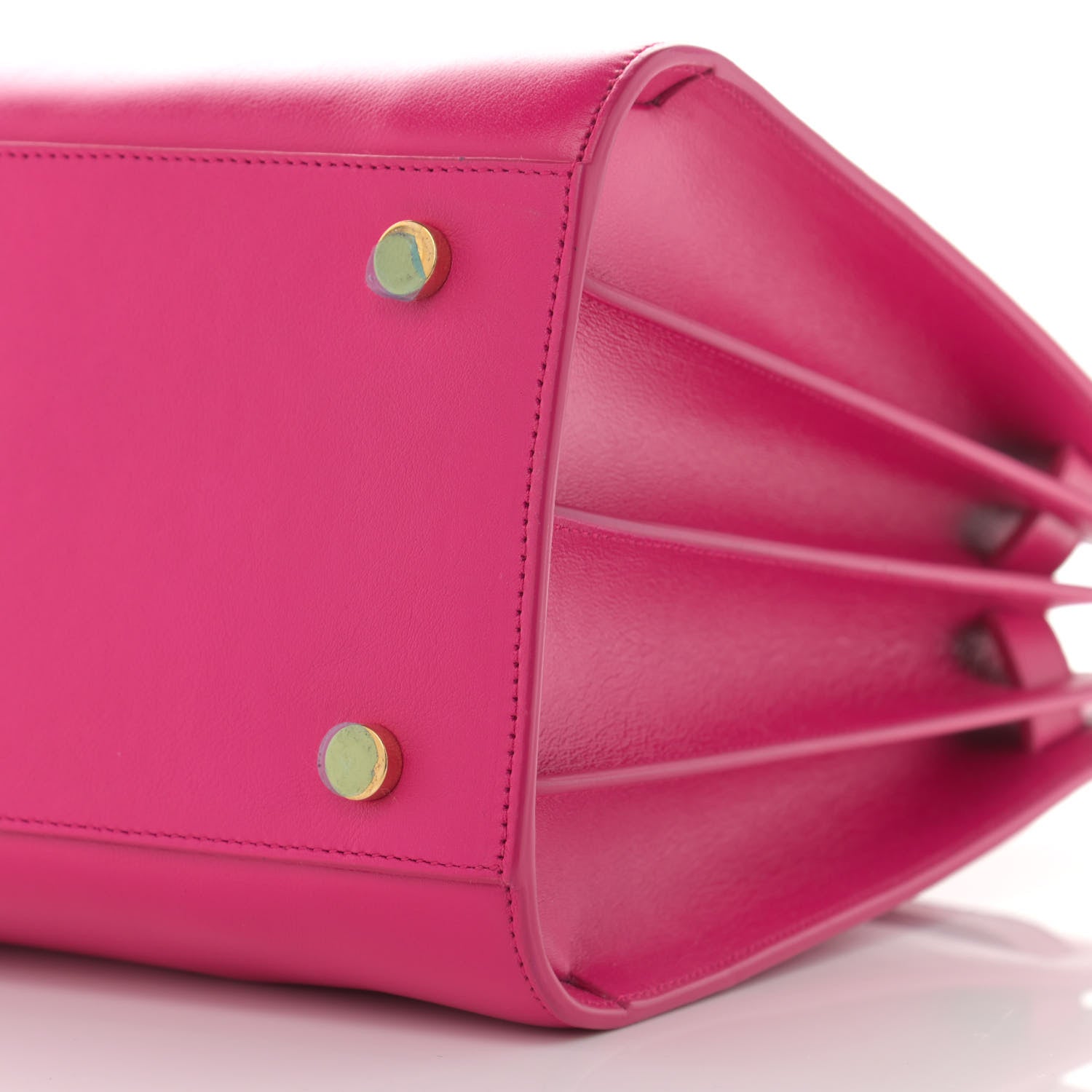 Saint Laurent Calfskin Small Sac De Jour Lipstick Fuchsia 10 of 10