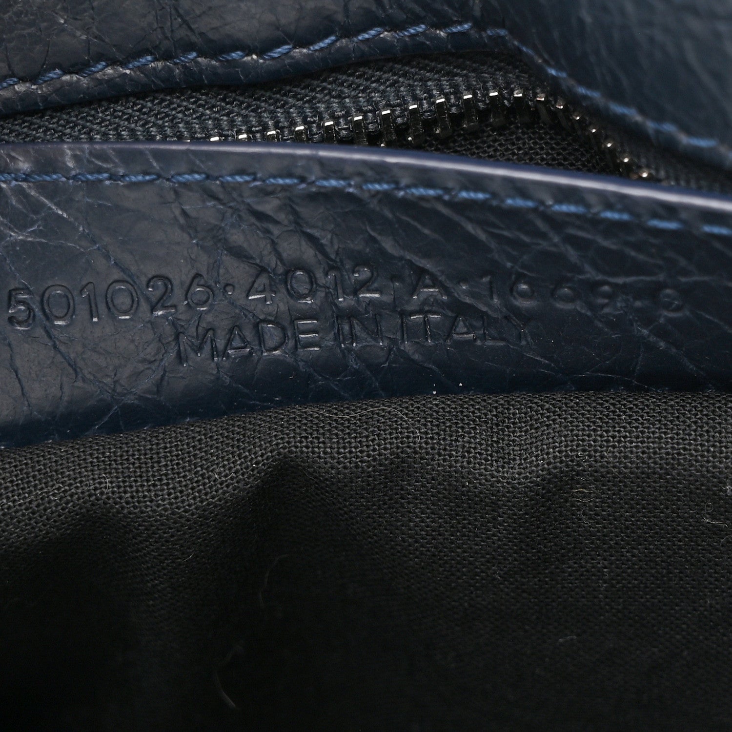 Balenciaga Agneau Giant 21 Silver Hardware Work Bleu Obscur 7 of 10