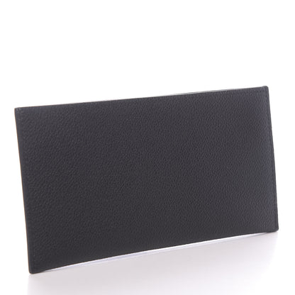 Louis Vuitton Calfskin Felicie Chain Wallet Card Holder Insert Black 3 of 6