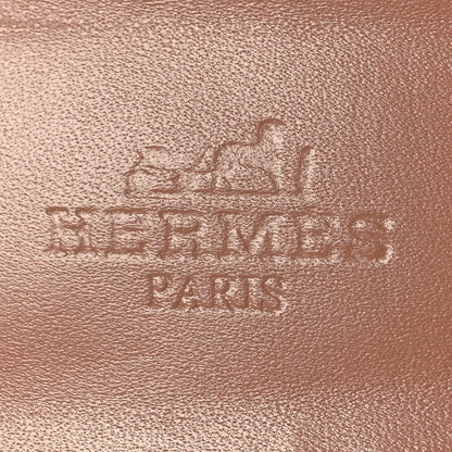 Hermes Calfskin Gigi 50 Sandals 40 Beige Glaise Rose Perle 9 of 9