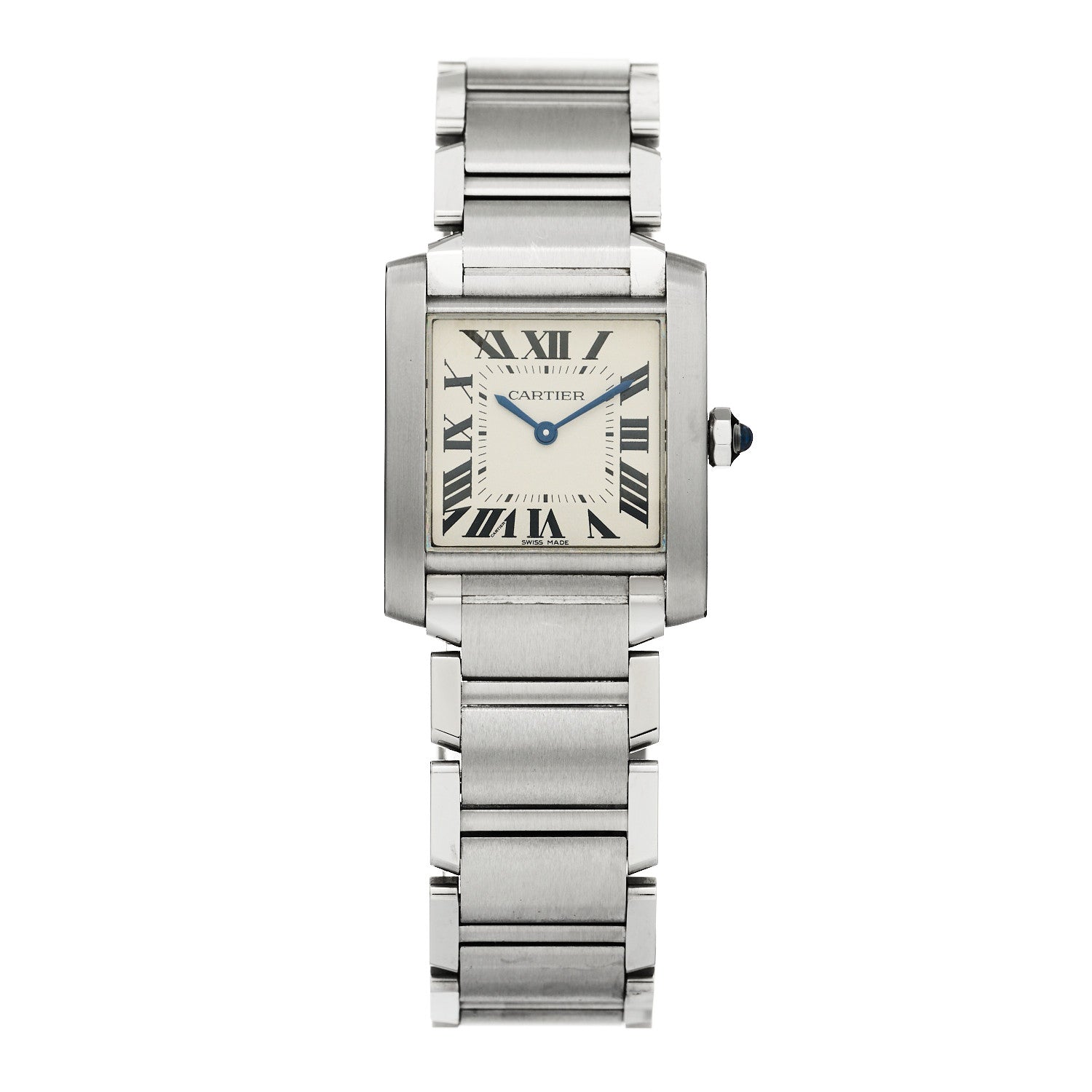 Cartier Stainless Steel 25mm Tank Francaise Quartz Watch 1 of 5