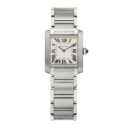 Cartier Stainless Steel 25mm Tank Francaise Quartz Watch 1 of 5