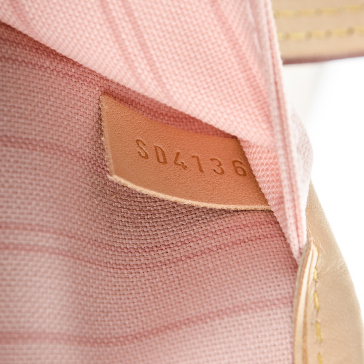 Damier Azur Neo Neverfull MM Rose Ballerine