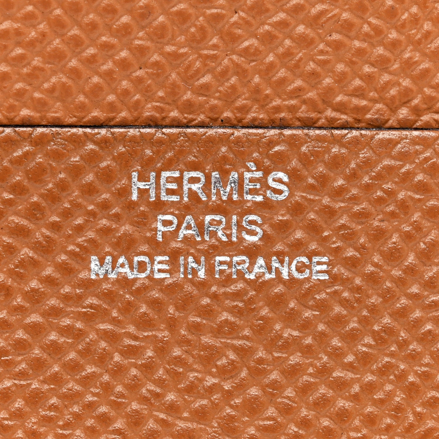 Hermes Epsom Citizen Twill Card Case Gold 6 of 6