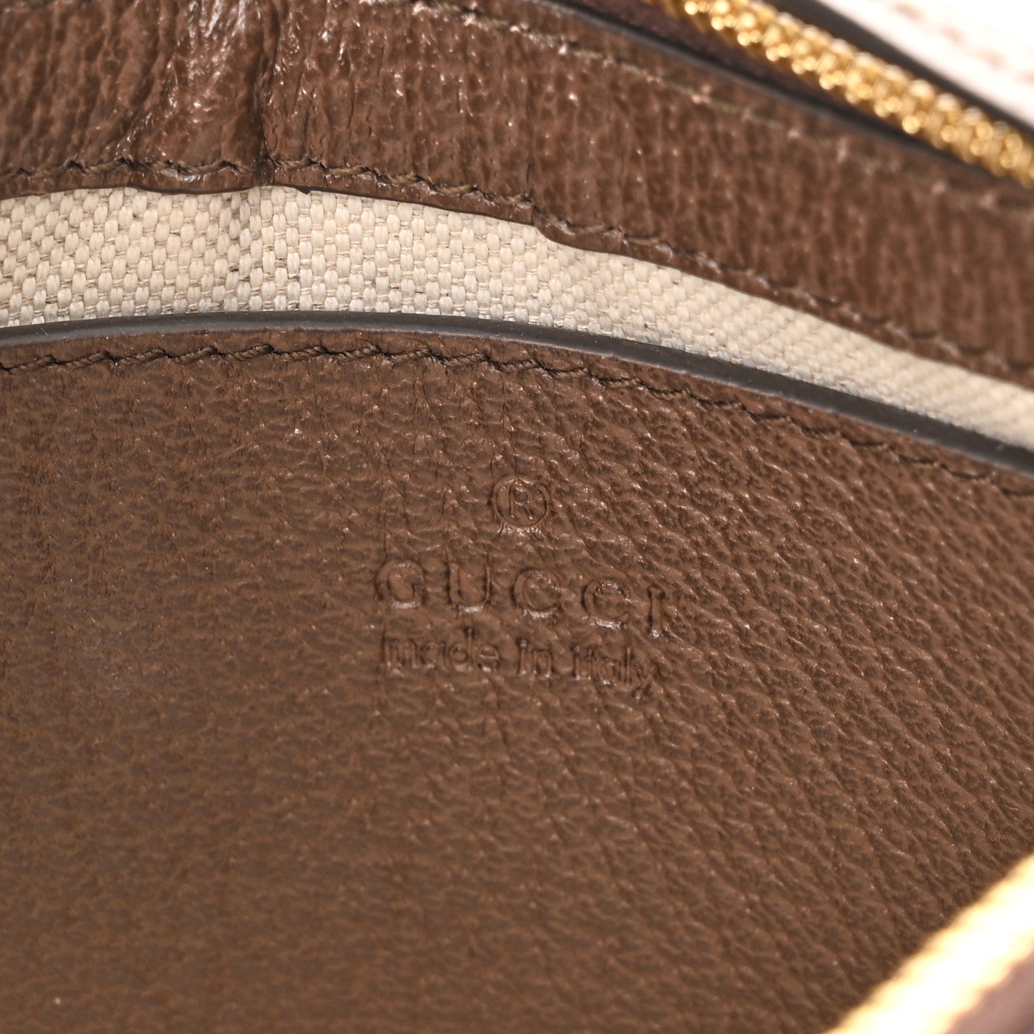 Gucci GG Supreme Monogram Textured Dollar Calfskin Small Ophidia Hobo Beige Ebony New Acero 6 of 10
