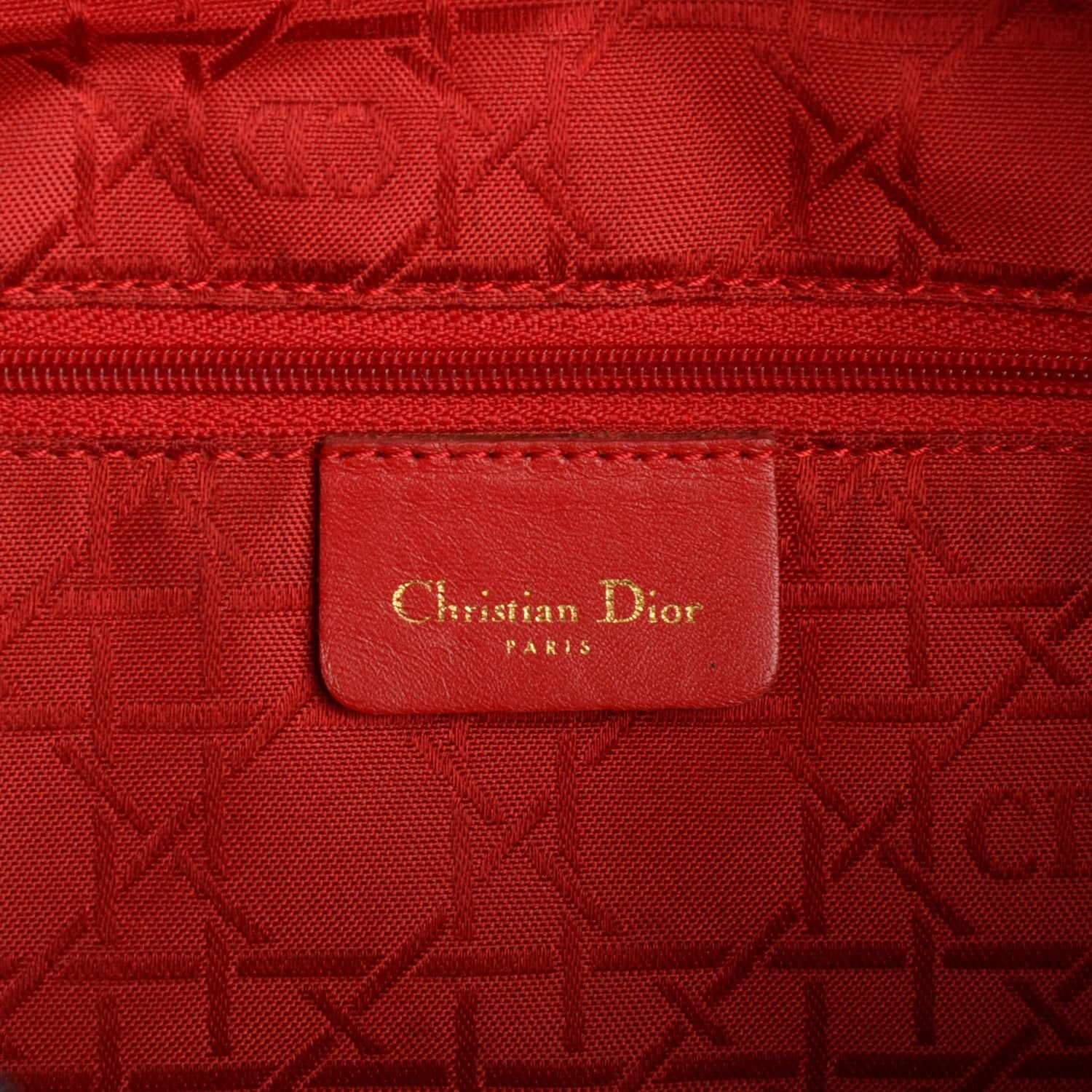 Christian Dior Nylon Cannage Large Lady Dior Black 6 of 7