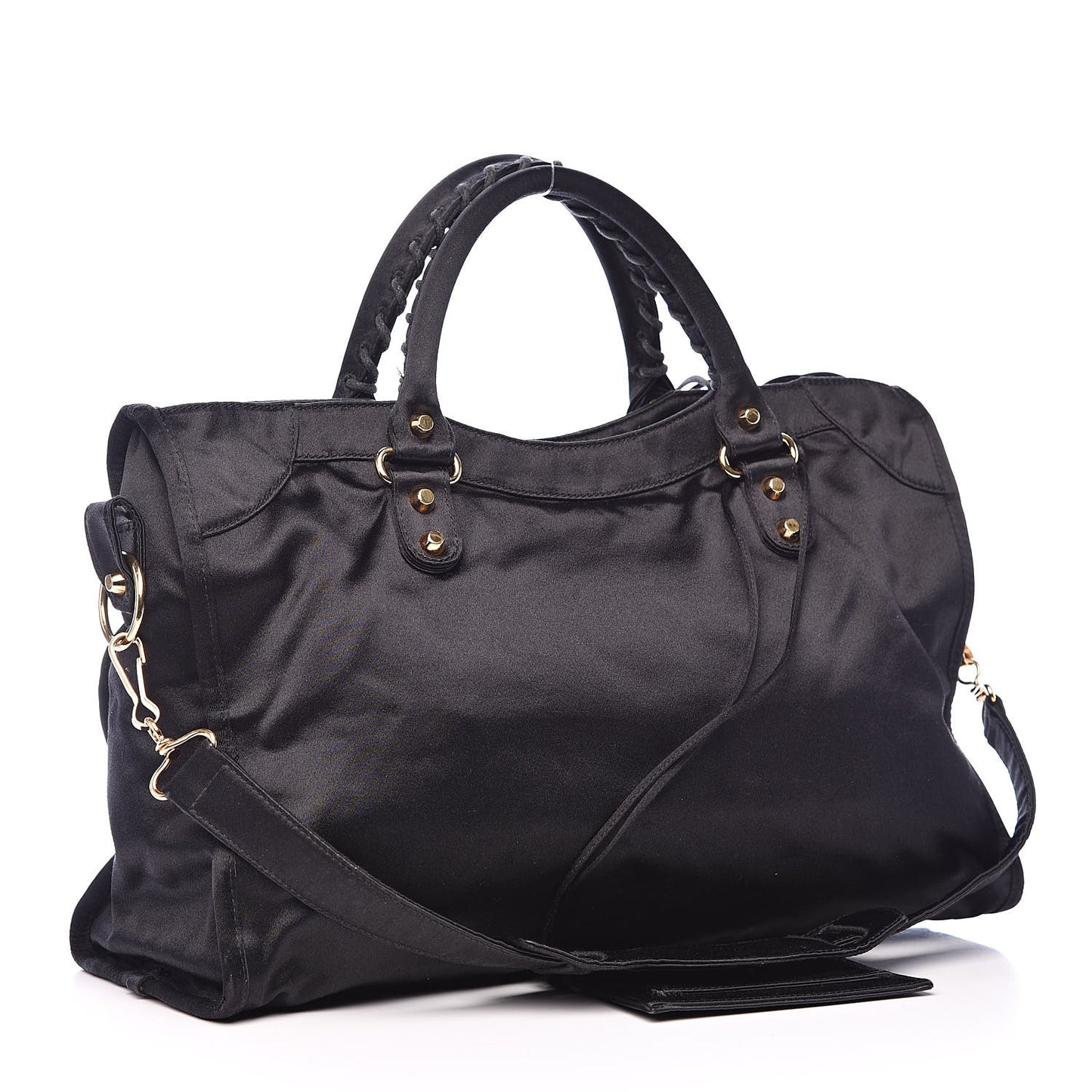 Satin Classic Gold Hardware City Black