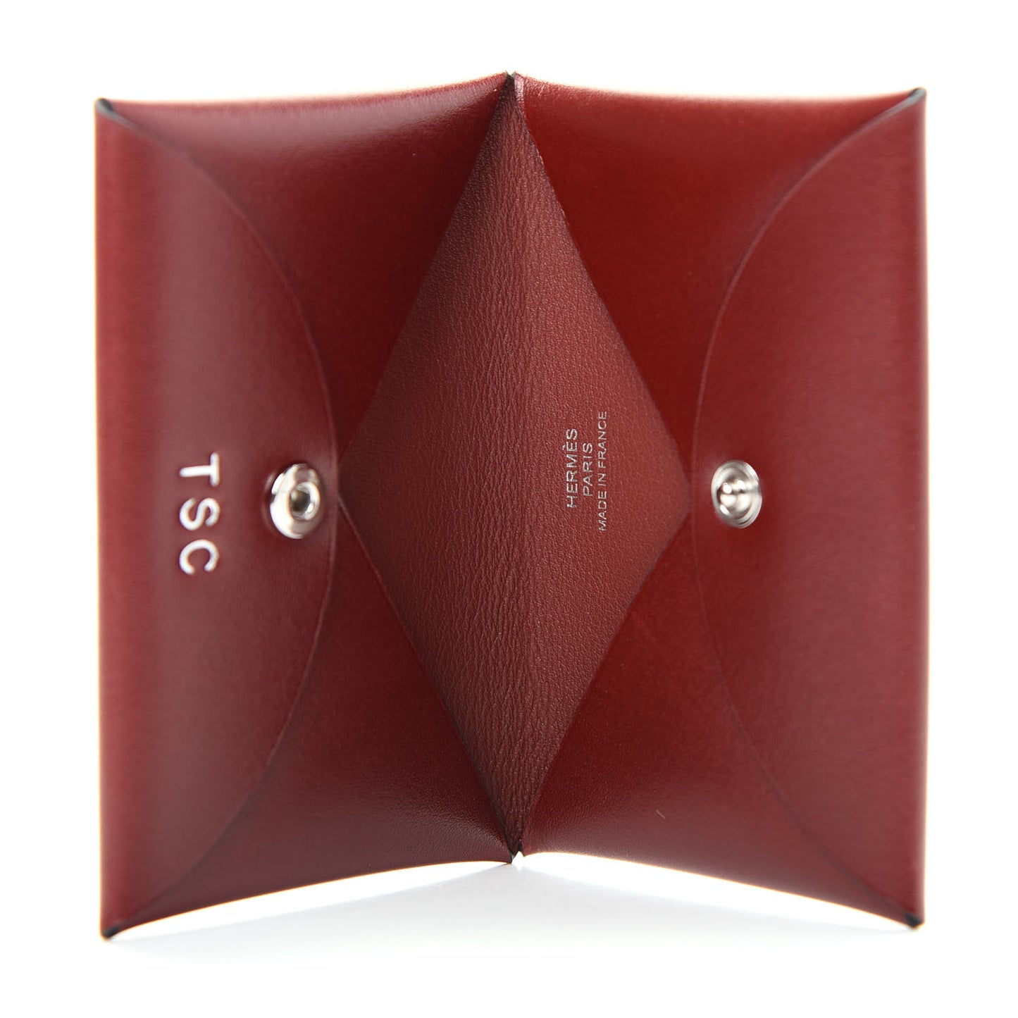 Box Calvi Card Case Rouge H