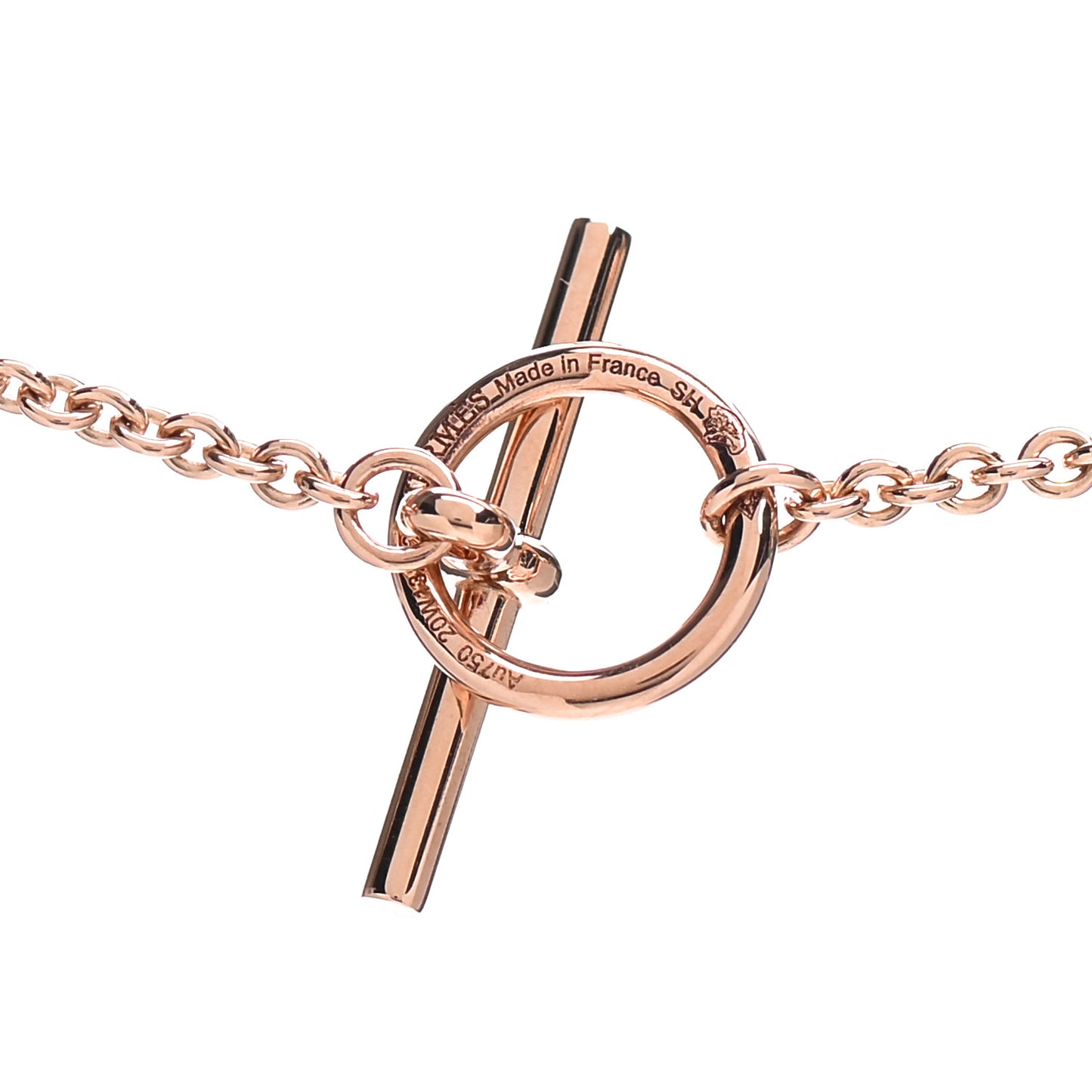 18K Rose Gold Diamond TPM Vertige Coeur Necklace SH