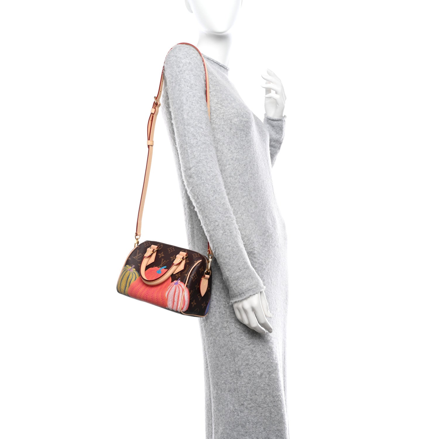 Louis Vuitton LV X YK Monogram Pumpkins Speedy Bandouliere 20 2 of 10