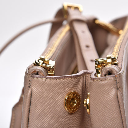 Prada Saffiano Medium Galleria Double Zip Tote Cammeo 12 of 19