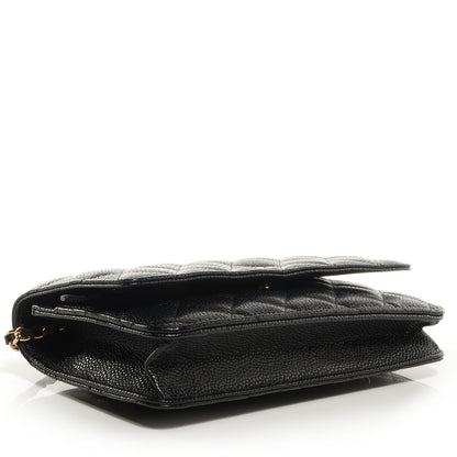 Chanel Caviar Quilted Wallet On Chain WOC Black 4 of 8