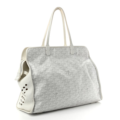 Goyard Goyardine Sac Hardy Pet Carrier PM White 3 of 12