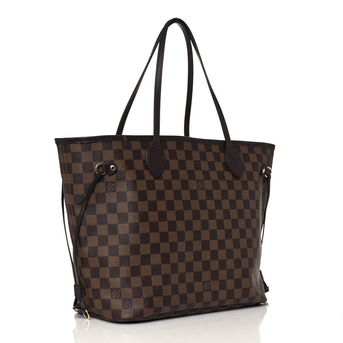 Damier Ebene Neo Neverfull MM Rose Ballerine