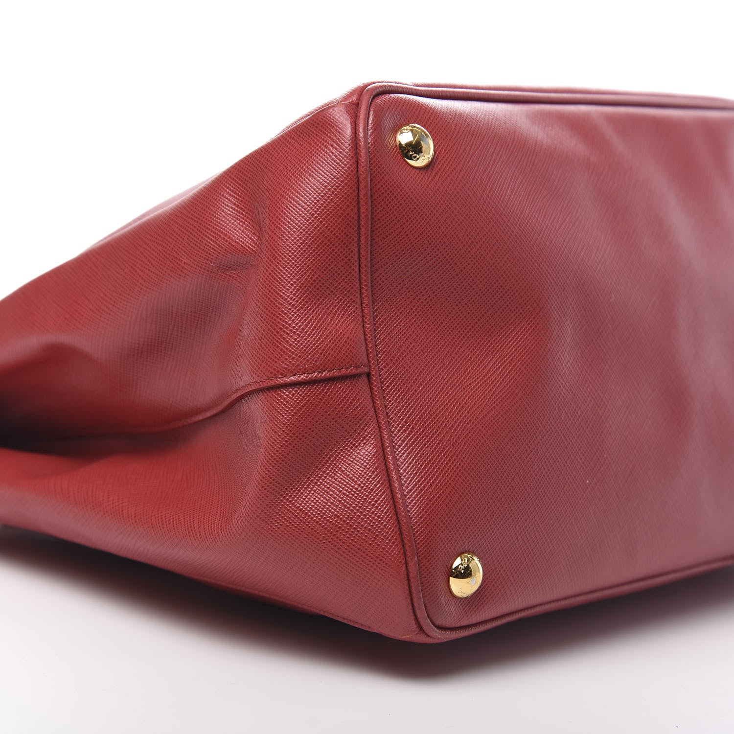 Prada Saffiano Lux Large Tote Fuoco 12 of 14