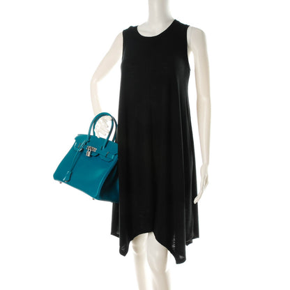 Hermes Tadelakt Birkin 30 Bleu Izmir 2 of 25
