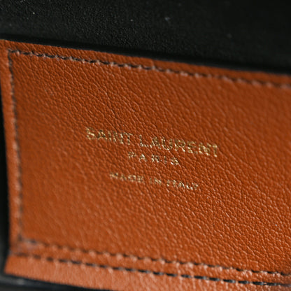 Saint Laurent Calfskin Bold Shopping Tote Brown 7 of 11