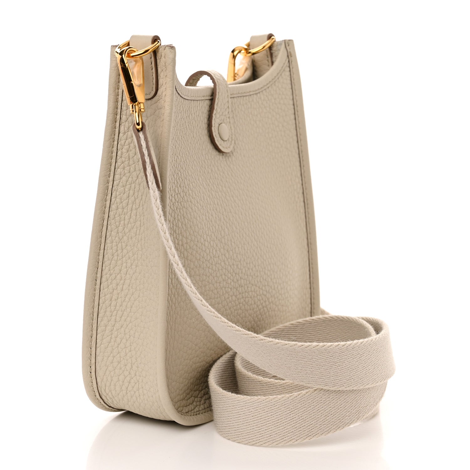 Hermes Taurillon Clemence Evelyne TPM Craie 3 of 11