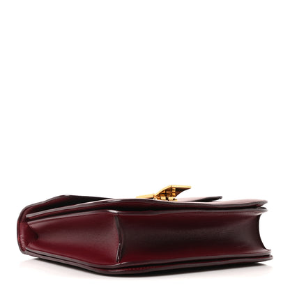Celine Box Calfskin Medium Classic Box Flap Bag Burgundy 4 of 10