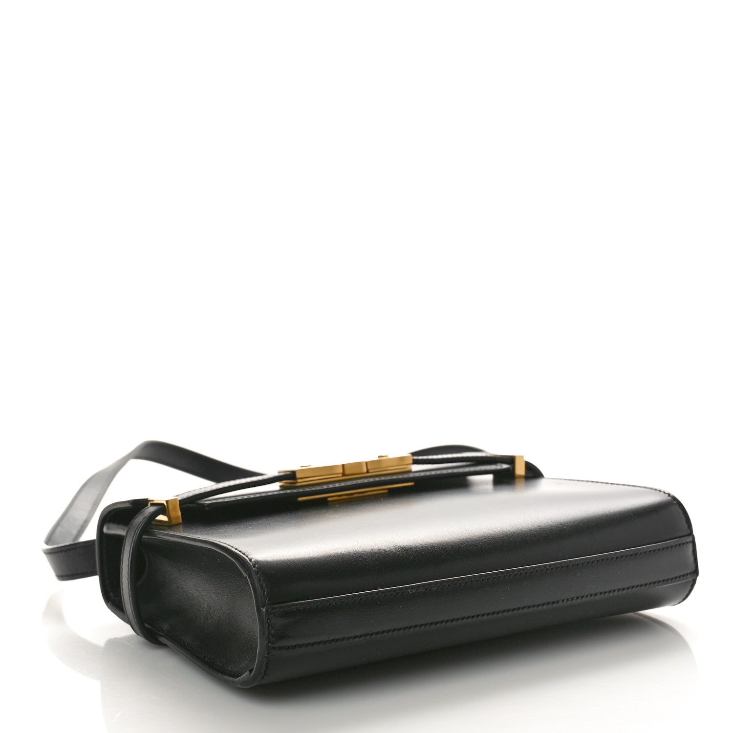 Saint Laurent Smooth Calfskin Mini Manhattan Shoulder Bag Black 4 of 8