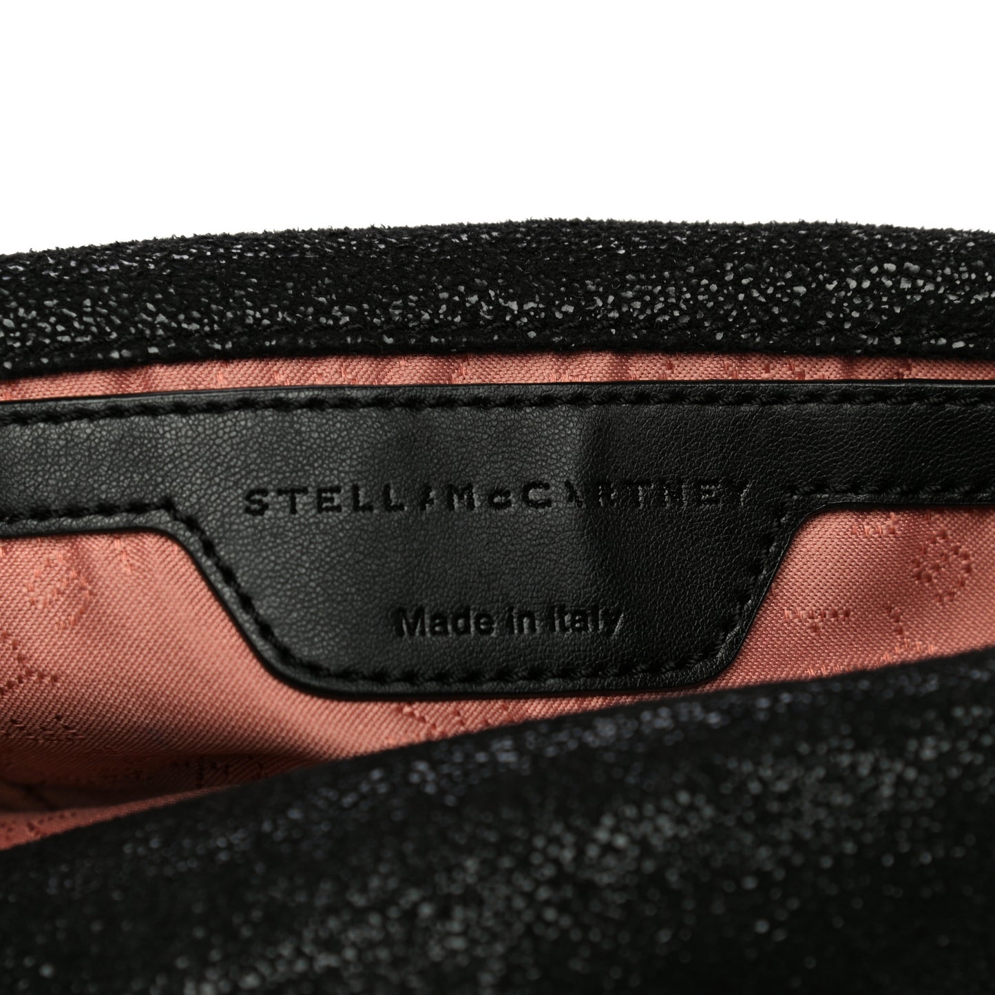 Shaggy Deer Mini Falabella Fold Over Tote Black