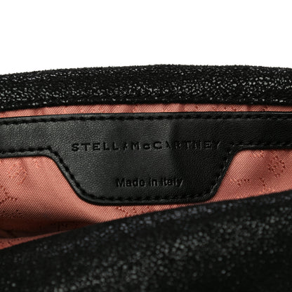 Stella McCartney Shaggy Deer Mini Falabella Fold Over Tote Black 10 of 11
