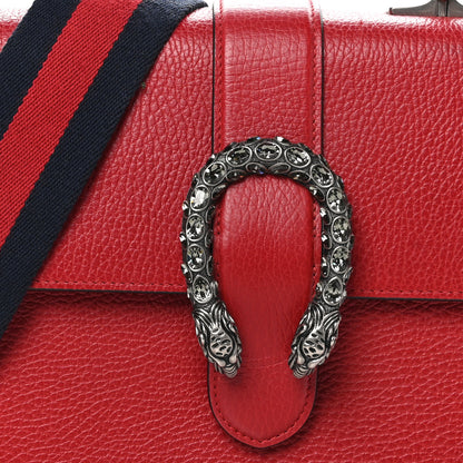 Gucci Dollar Calfskin Crystal Web Medium Dionysus Bamboo Top Handle Bag Hibiscus Red Black Diamond 9 of 11