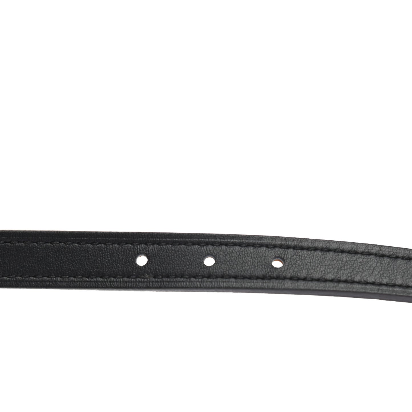 Epsom Swift Gourmette Equestre 13mm Belt 75 Black Gold