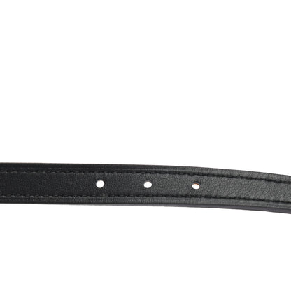 Hermes Epsom Swift Gourmette Equestre 13mm Belt 75 Black Gold 3 of 5