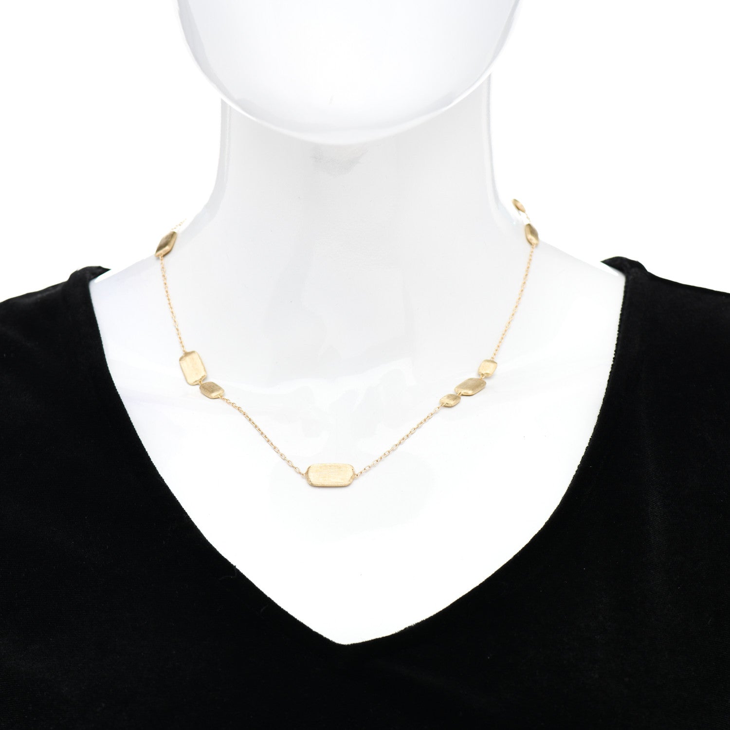 Marco Bicego 18K Yellow Gold Murano Station Necklace 2 of 4