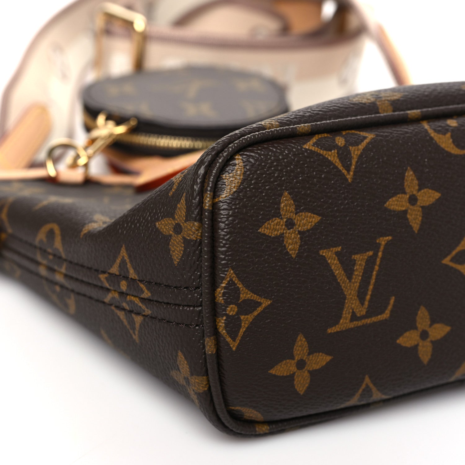 Louis Vuitton Monogram Neverfull BB Beige 8 of 10