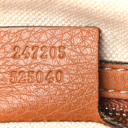 Gucci Calfskin Vintage Web Medium Boston Tobacco 7 of 9