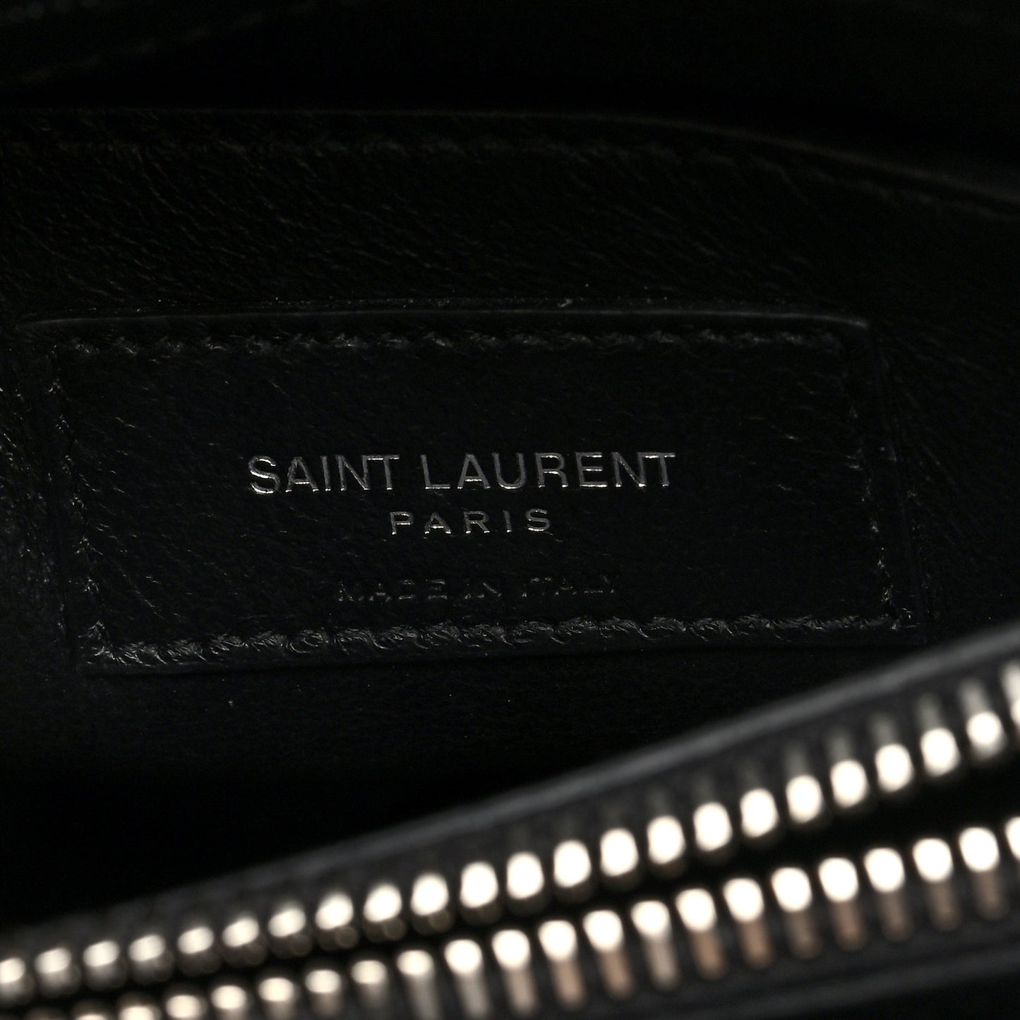 Calfskin Y Quilted Monogram Small Loulou Chain Satchel Black