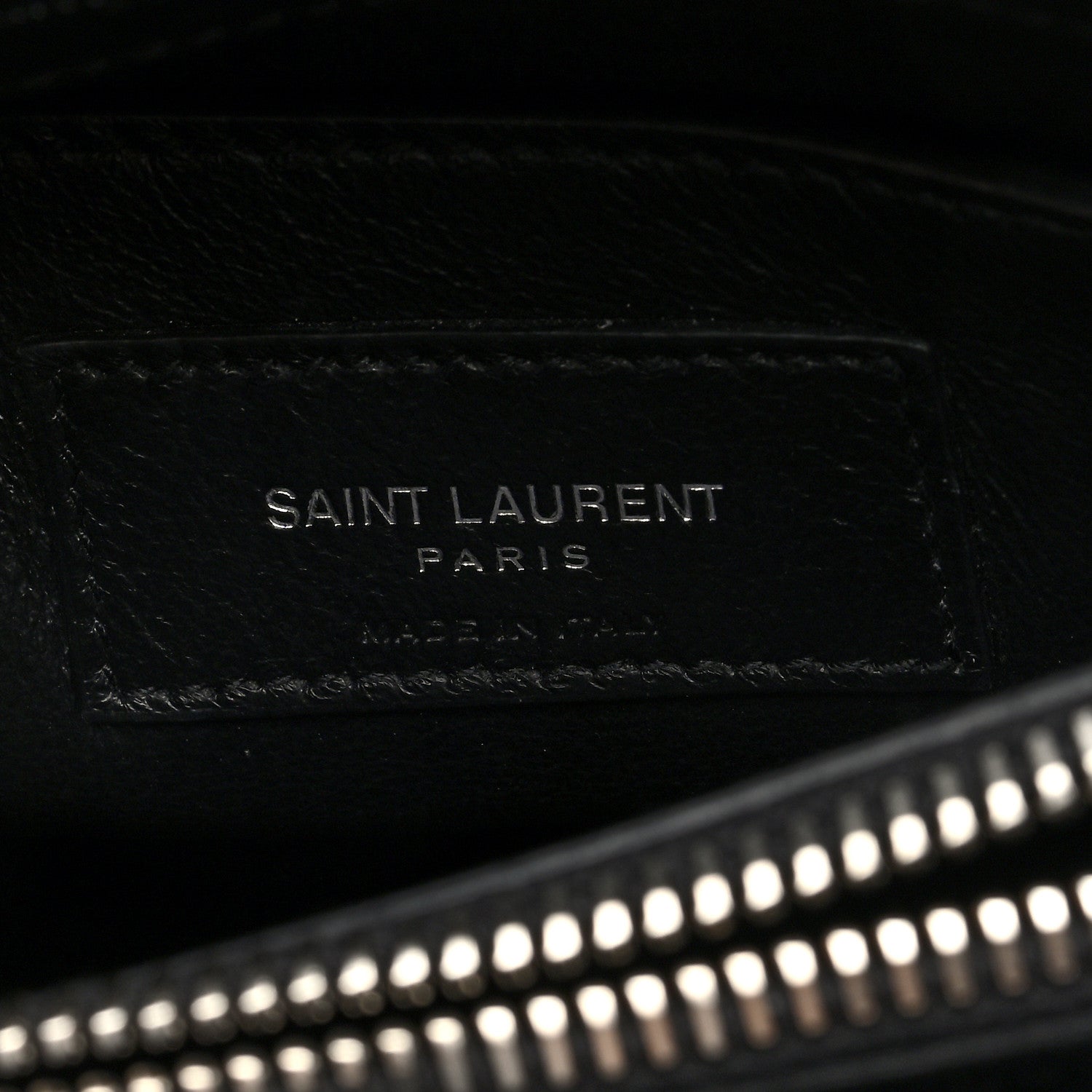 Saint Laurent Calfskin Y Quilted Monogram Small Loulou Chain Satchel Black 6 of 9