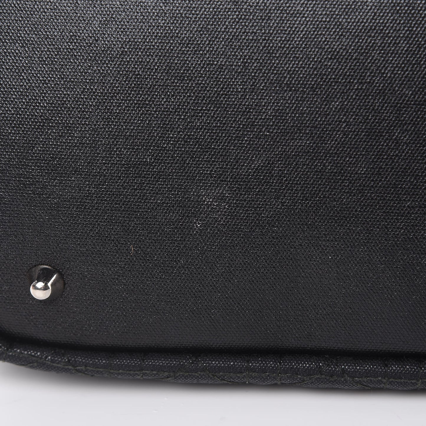 Coated Canvas Cannage Medium Panarea Tote Black