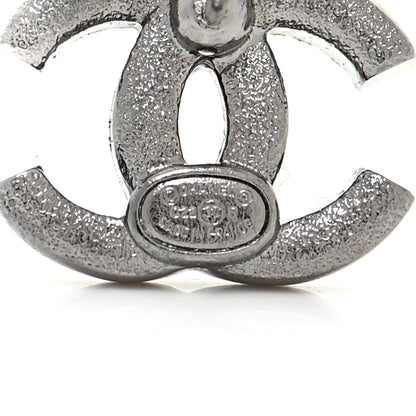 Chanel Ruthenium Crystal CC Earrings Multicolor 4 of 5