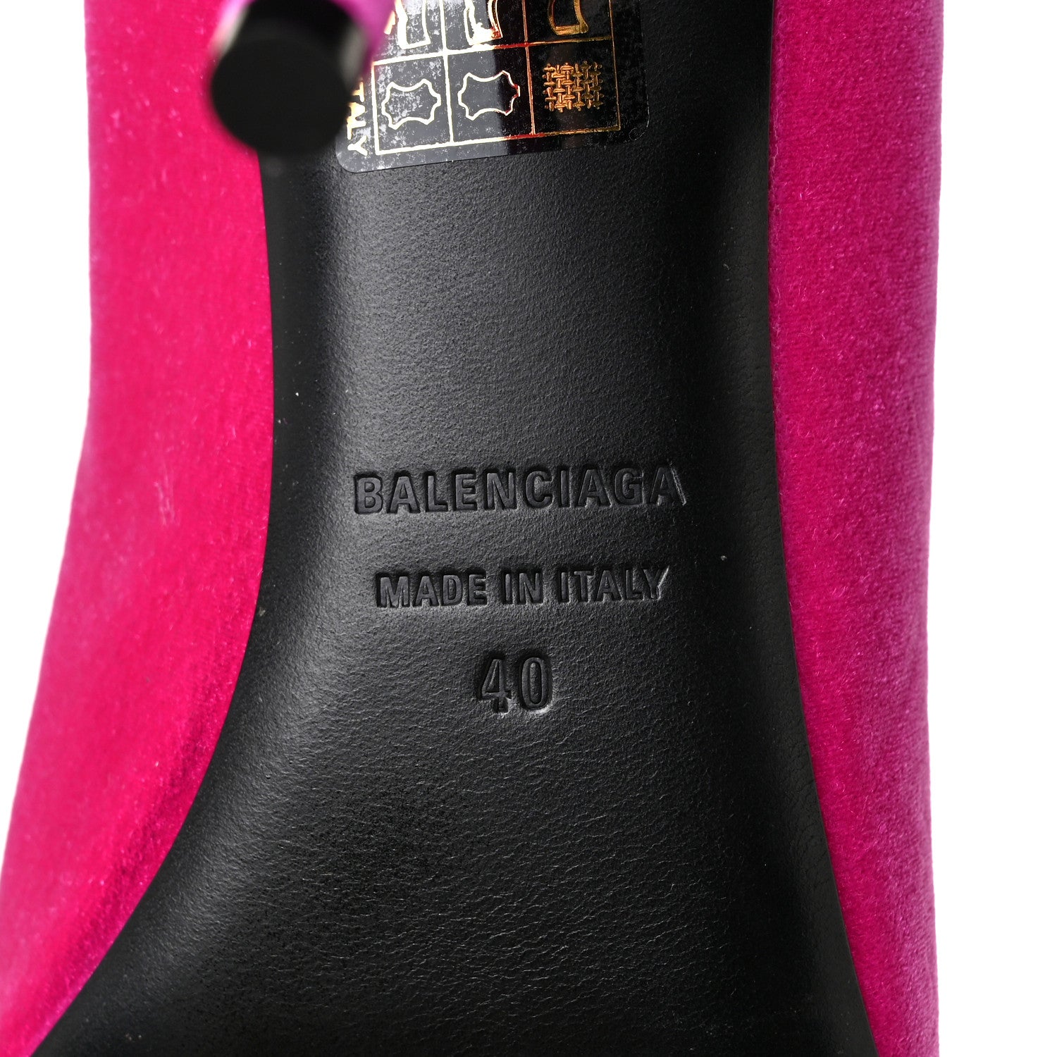 Balenciaga Velvet De Soie Pumps 40 Rose Fuchsia 6 of 8