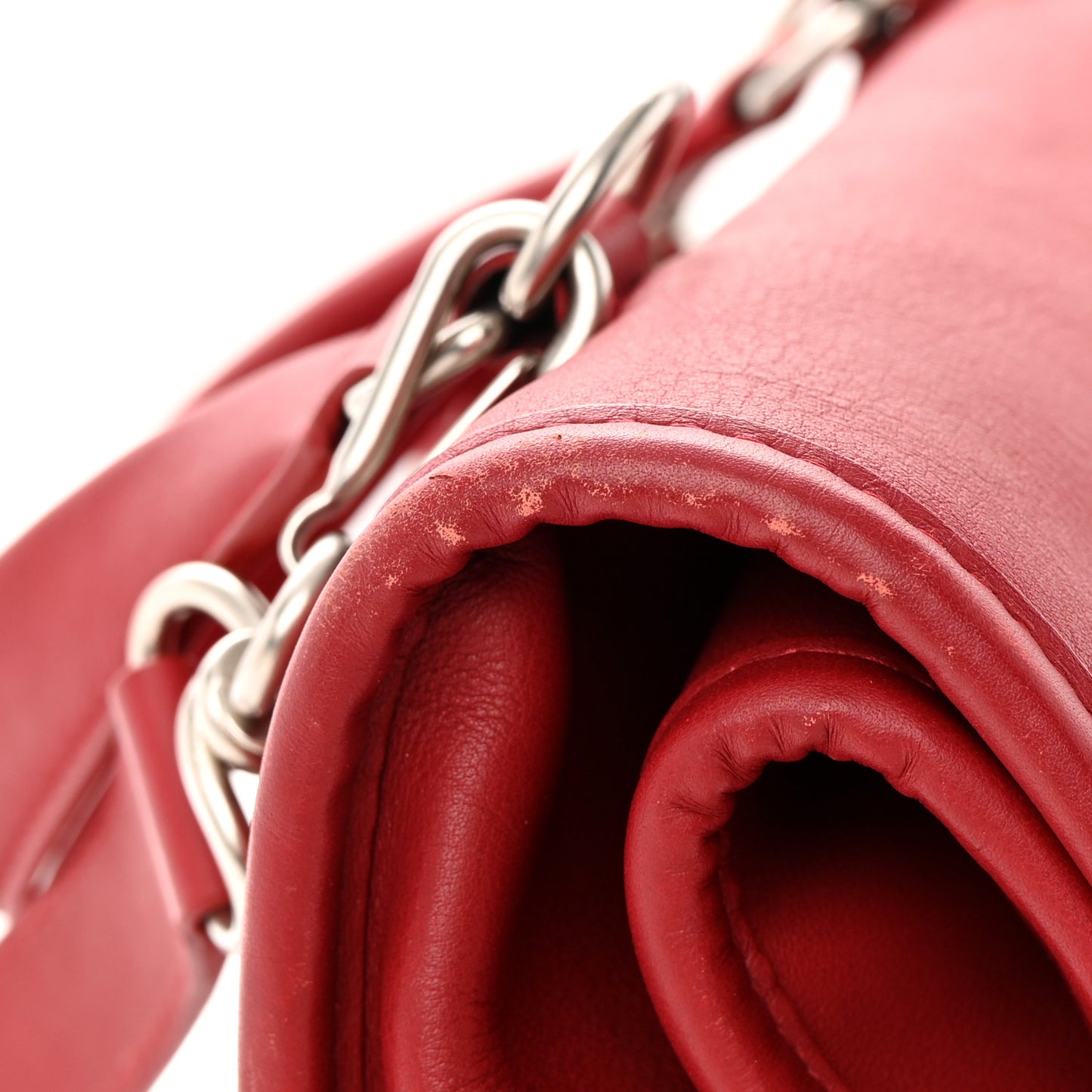 Veau Soyeux Small Tool Satchel Rouge Groseille