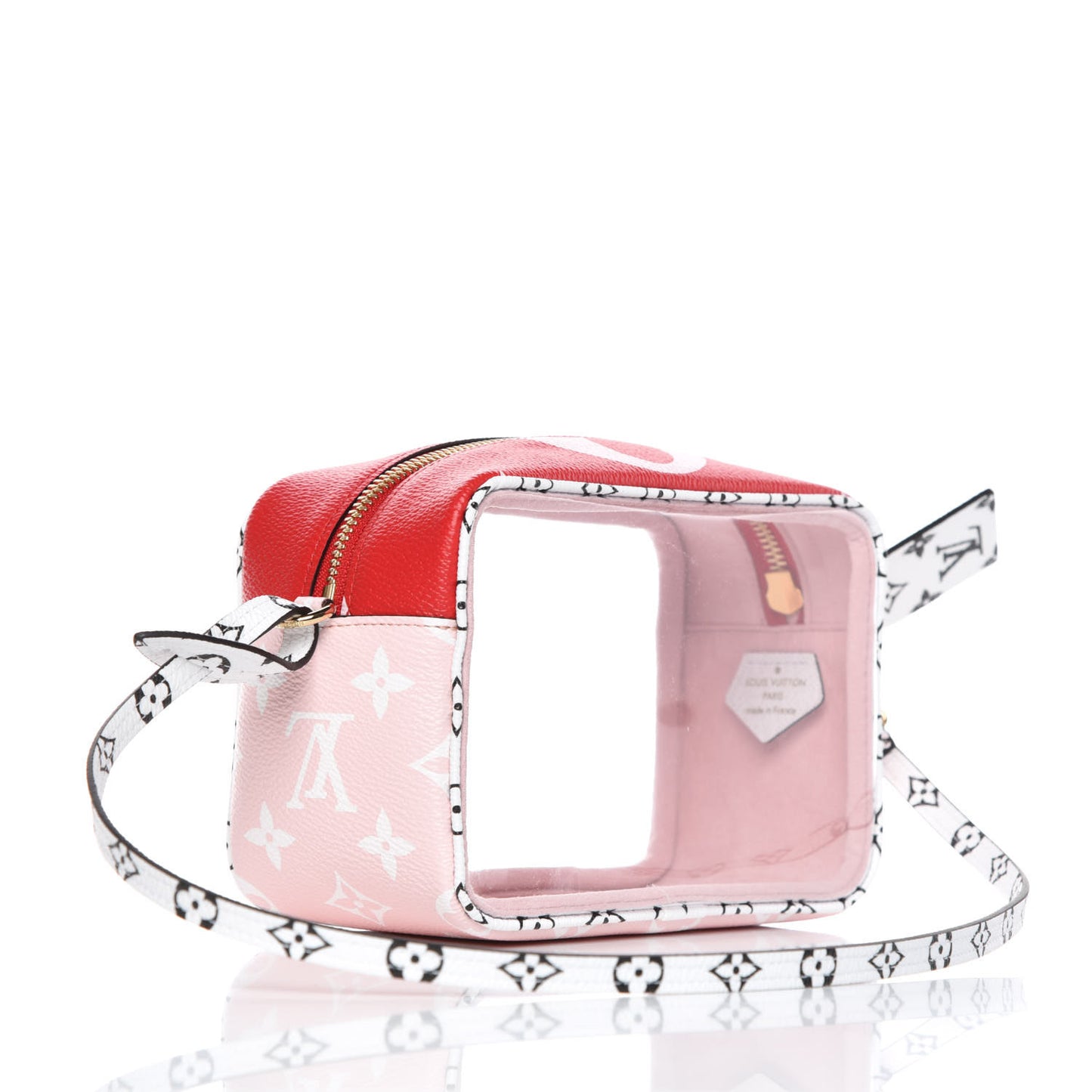 Monogram Giant Beach Pouch Rouge