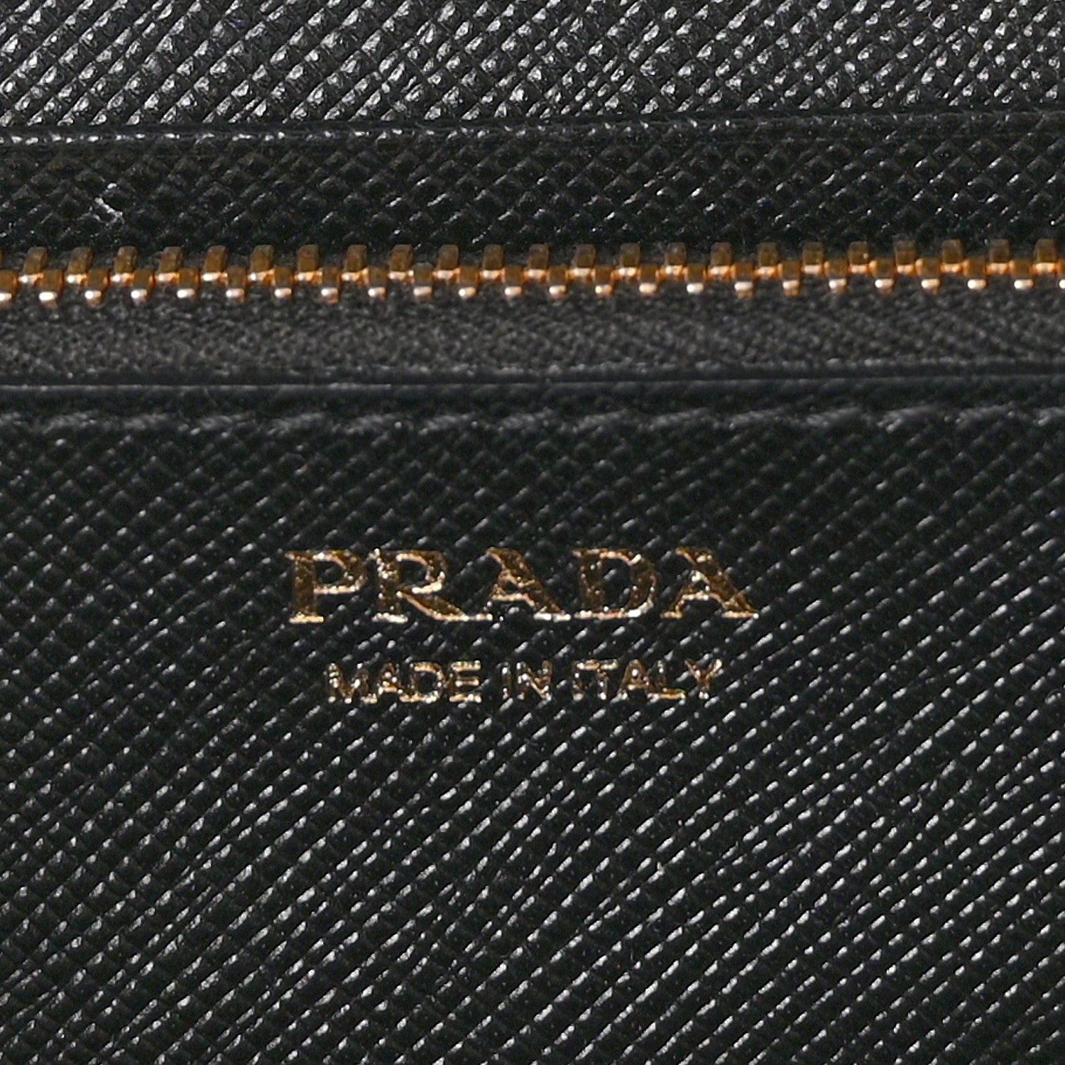 Prada Saffiano Triangle Logo Continental Flap Travel Wallet Black 7 of 9