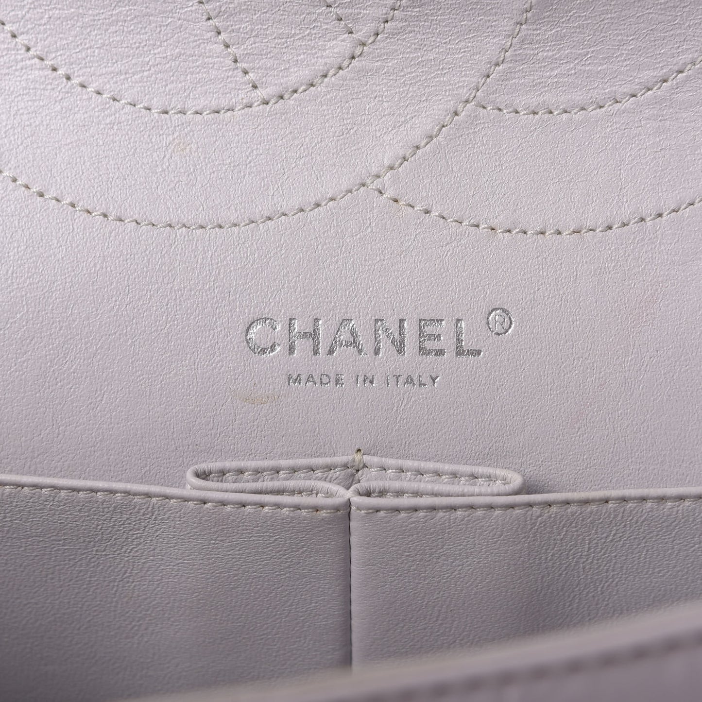 Aged Calfskin 2.55 Reissue 227 Flap White