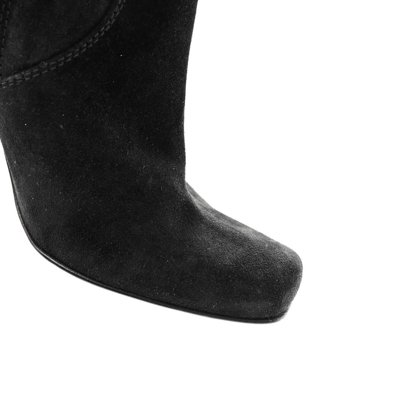Suede Ankle Boots 38.5 Black