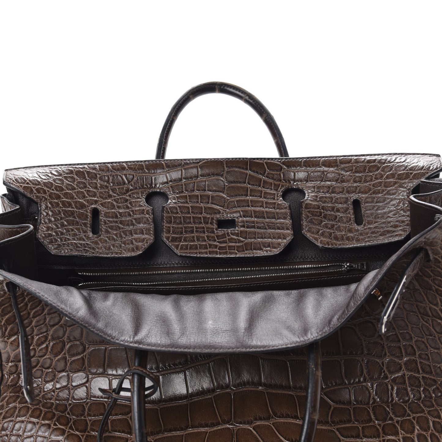 Matte Alligator Birkin 40 Chocolate